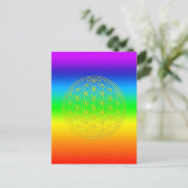 Blume des Lebens chakra 2 ポストカード (スタンド正面)