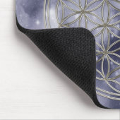 Blume des Lebens / Flower Of Life | silver heaven マウスパッド (コーナー)