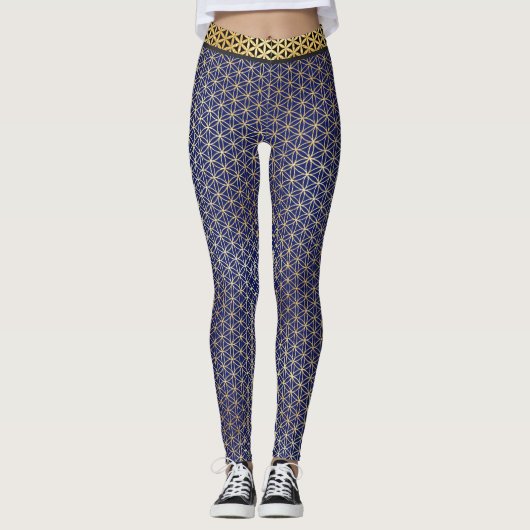 Blume des Lebens Leggings レギンス (正面)