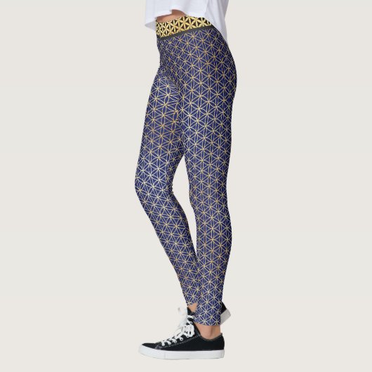 Blume des Lebens Leggings レギンス (左)