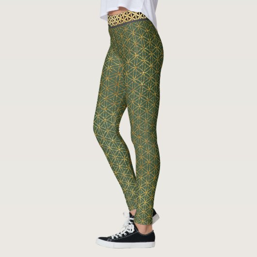 Blume des Lebens Leggings レギンス (左)