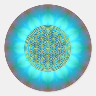 Blume des Lebens Motiv 11 ラウンドシール