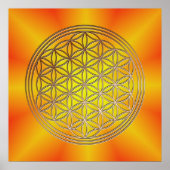 Blume des Lebens Motiv 5 ポスター (正面)