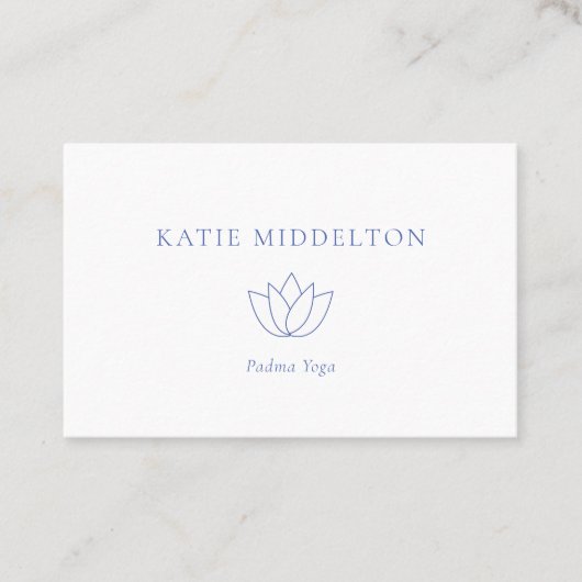 Blume Ornament Yoga Wellness 名刺 (正面)