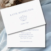 Blume Ornament Yoga Wellness 名刺