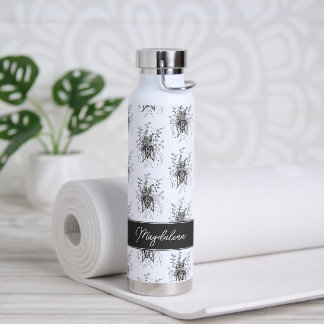 Blume Tangle Art, gezeichnet -  ウォーターボトル