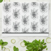 Blume Tangle Art, gezeichnet - Samsung Galaxy Hül キッチンタオル (折り畳み)