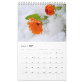 Blumen als kalender カレンダー (1月 2027)