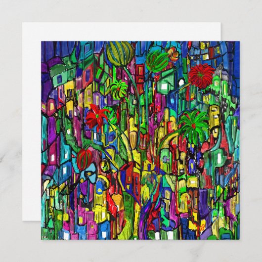 Blumen-Baum im Häusermeer. (正面/裏面)