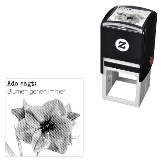 Blumen gehen immer セルフインキングスタンプ (インサイチュ)