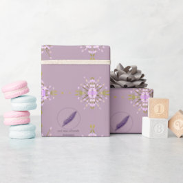 Blumen mauve Mel Mae Schmidt Stationery ラッピングペーパー