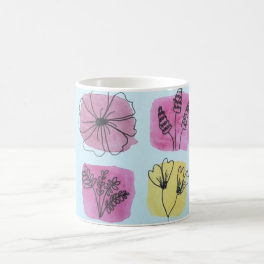 Blumen Palette コーヒーマグカップ (中央)