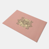 Blumenbukett roses – flower bouquet Blumenstrauß ドアマット (アングル)