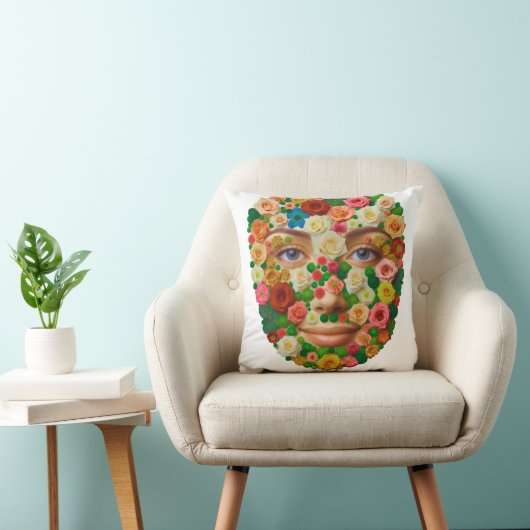 Blumengesicht (Form auch für WC-Deckel geeignet) クッション (椅子)