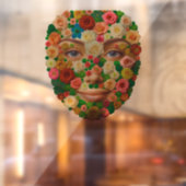 Blumengesicht (Form für WC-Deckel zum aufkleben!) ウィンドウサイン (シート2)