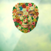 Blumengesicht (Form für WC-Deckel zum aufkleben!) ウィンドウサイン (シート3)