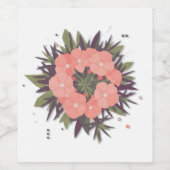 Blumenkranz der Harmonie ワインラベル (シングルラベル)