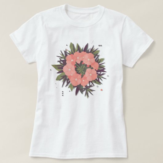 Blumenkranz der Harmonie Tシャツ (デザイン正面)