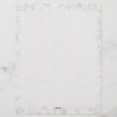 Blumenmerkblatt レターヘッド (裏面)