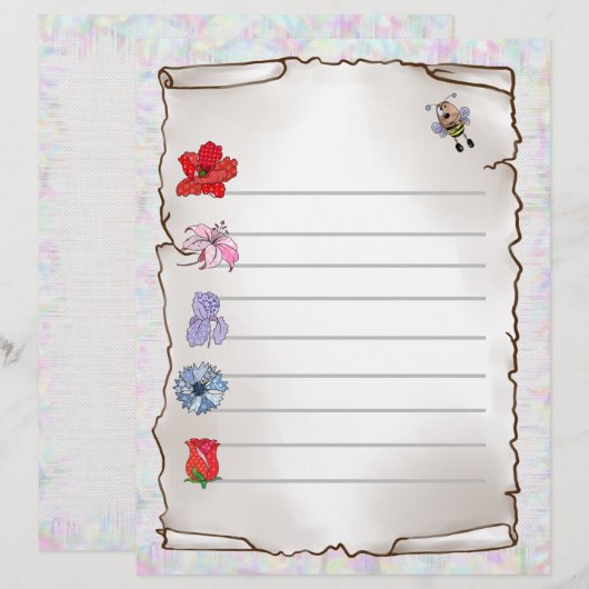 Blumenmerkblatt レターヘッド (正面/裏面)