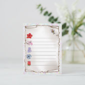 Blumenmerkblatt postkarte ポストカード (スタンド正面)