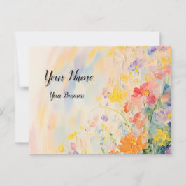 Blumenmotiv in Ölfarben ポストカード