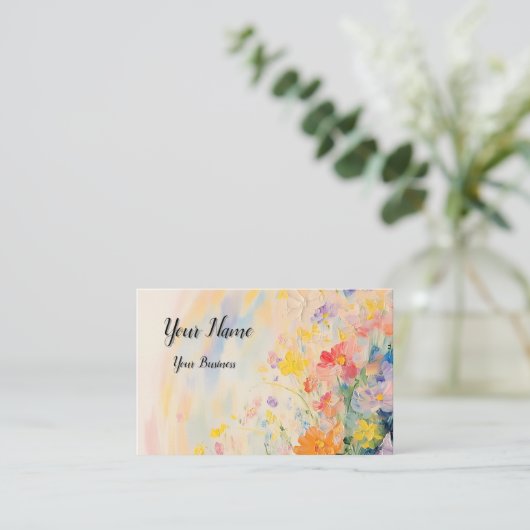 Blumenmotiv in Ölfarben 名刺 (スタンド正面)