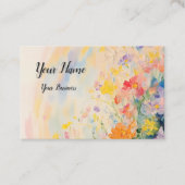 Blumenmotiv in Ölfarben 名刺 (正面)