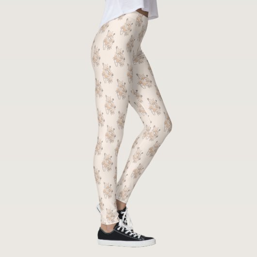 Blumenmuster レギンス (右)