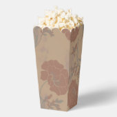 Blumenmuster, Mocha mousse Farbe フェイバーボックス (はじけた状態)