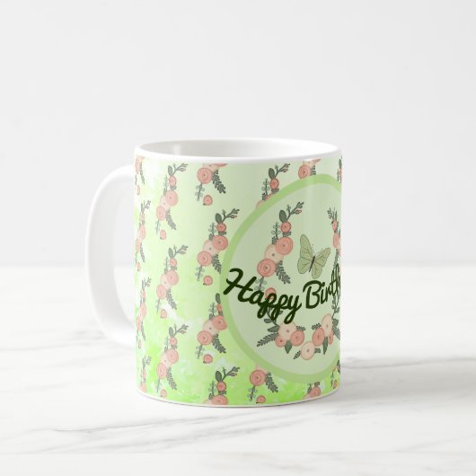 Blumenranke コーヒーマグカップ (正面左)