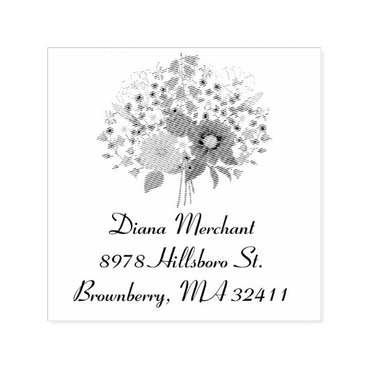 Blumenstrauss セルフインキングスタンプ (デザイン)