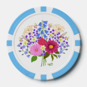 Blumenstrauss Black ポーカーチップ (正面)