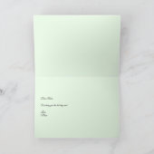 Blumenstrauss Folded Geeting Card カード (内部)