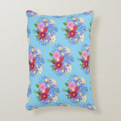 Blumenstrauss Light Blue アクセントクッション (正面(垂直))