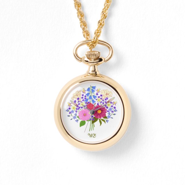 Blumenstrauss Necklace Watch 腕時計 (正面)