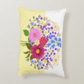 Blumenstrauss Two-Tone Accent Pillow アクセントクッション (裏面(縦))