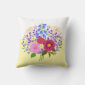 Blumenstrauss Two-Tone Throw Pillow クッション (裏面)