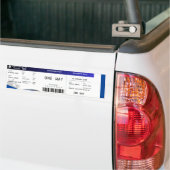 Bluntline搭乗パス(S1E1) バンパーステッカー (トラック上)