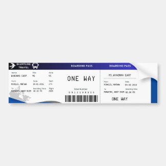 Bluntline搭乗パス(S1E1) バンパーステッカー