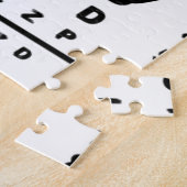 Blurrの目の試験標板 ジグソーパズル (側面)