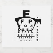 Blurr Eye Test Chart ビールラベル (シングルラベル)