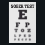 Blurred Eye Test Funny Gag フェイクキャンバスプリント<br><div class="desc">Blurred Eye Test Funny Gag is one wherein we can justly say that this is easily one of the greatest items to come out in ages. If you like to show your paraphernalia to the bothersome neighbors or take your things with you when you go rock climbing with gargantuan bighorn...</div>