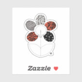 BlurryFlowerビニールシール シール (シート)