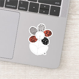 BlurryFlowerビニールシール シール