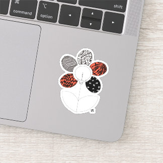 BlurryFlowerビニールシール シール