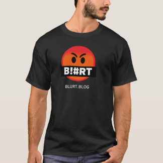 Blurt.blogブラックTシャツ Tシャツ