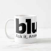 Blurtitの白のマグ コーヒーマグカップ (左)