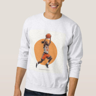 blusa branca masculina basketball  スウェットシャツ