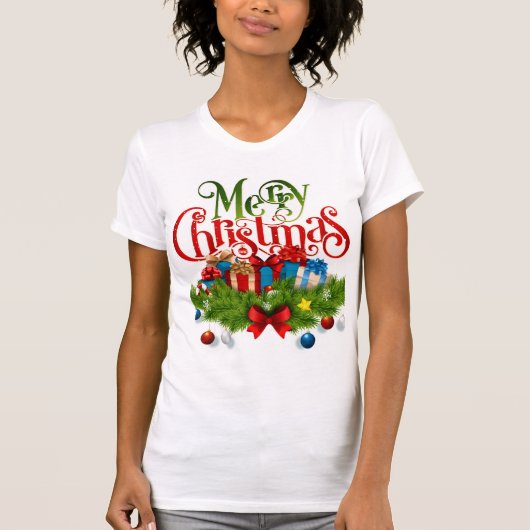 Blusa camiseta de natal  tシャツ (正面)